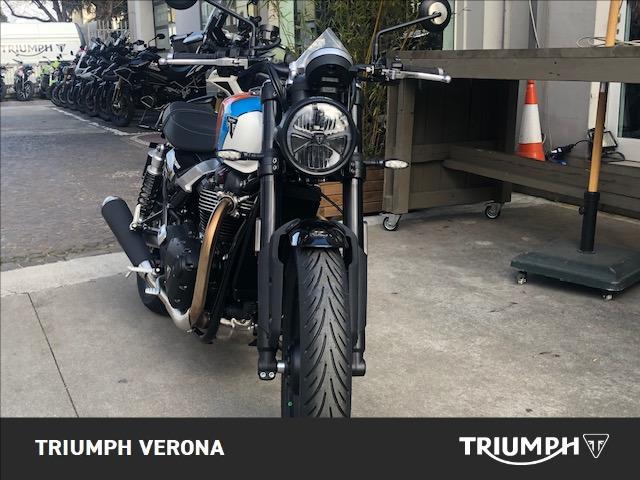 TRIUMPH Speed Twin 900 Pure White/Blue/Orange Abs