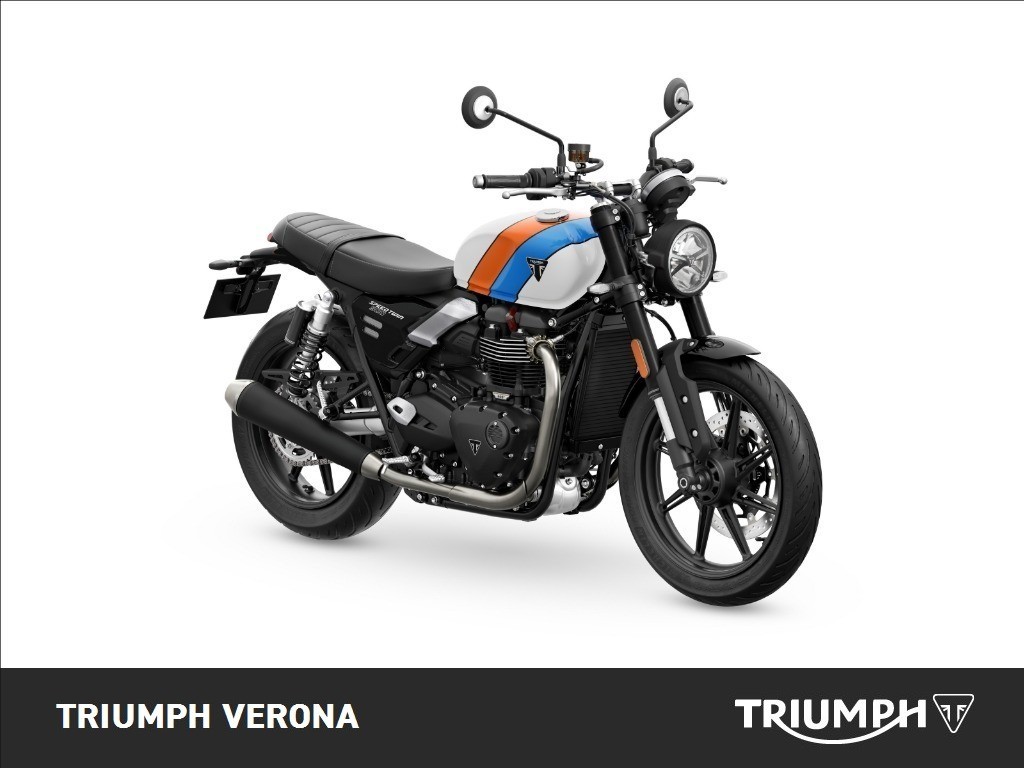 TRIUMPH Speed Twin 900 Pure White/Blue/Orange Abs