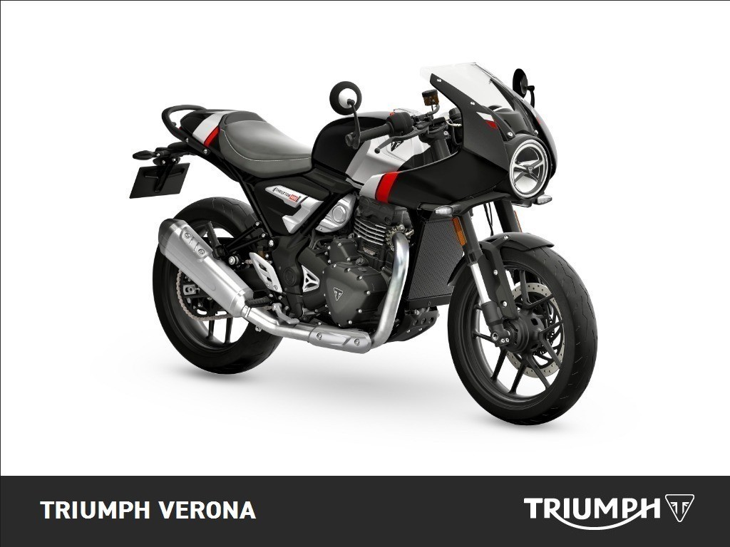 TRIUMPH Thruxton 400 Phantom Black / Aluminium Silver Abs
