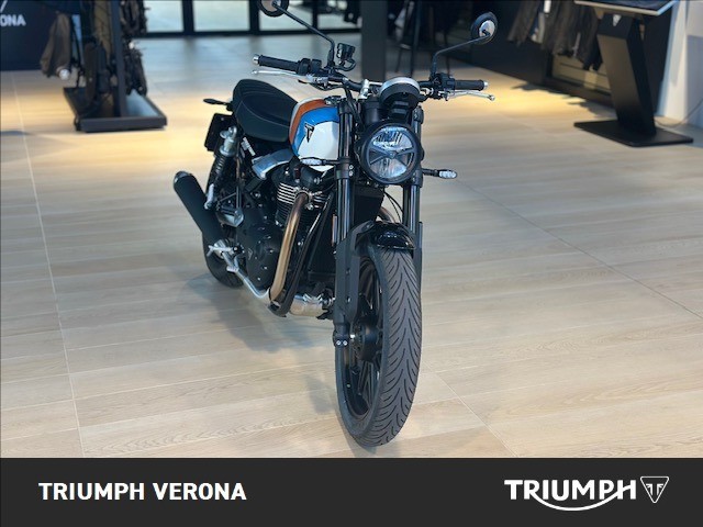 TRIUMPH Speed Twin 900 Pure White/Blue/Orange Abs
