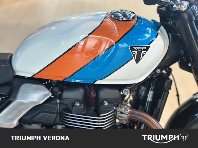 TRIUMPH Speed Twin 900 Pure White/Blue/Orange Abs