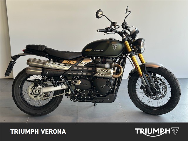 TRIUMPH Scrambler 900 Matt Khaki Green / Matt Phantom Black Abs