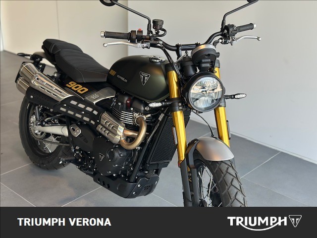 TRIUMPH Scrambler 900 Matt Khaki Green / Matt Phantom Black Abs
